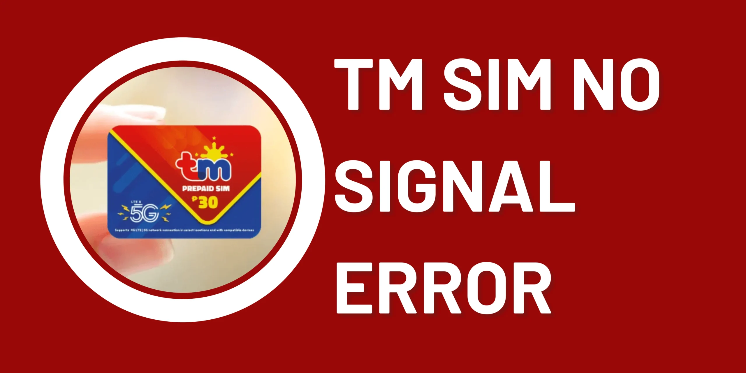 TM SIM no signal error feature image